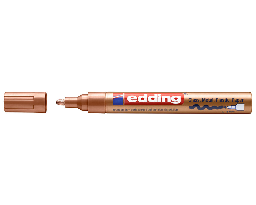 Edding Lackmarker 750 kupfer 2-4 mm Rundspitze