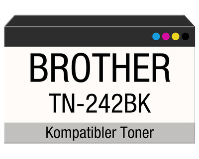 Rebuilt-Toner, Brother TN-242BK schwarz 2.500 Seiten