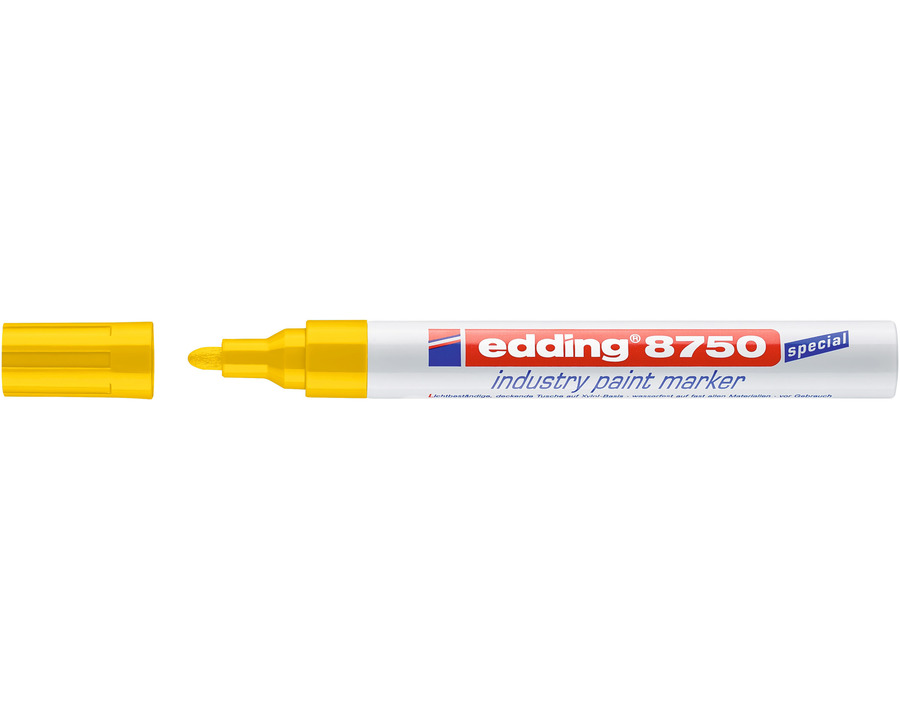 Edding Lackmarker 8750 gelb 2-4 mm Rundspitze