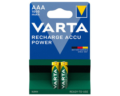 Varta Akku "Recharge Power" AAA, Micro, HR3 1,2V 1.000mAh 2St.