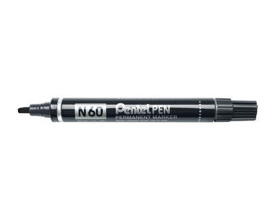 Pentel Permanentmarker "PenTools N60" schwarz 1,5 - 7 mm Keilspitze