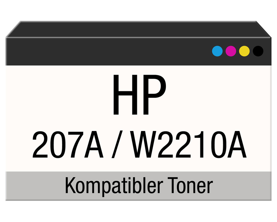 Rebuilt-Toner, HP 207A schwarz 1.350 Seiten