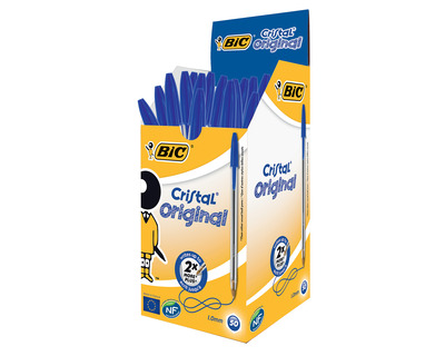 Bic Kugelschreiber "Cristal Medium" blau 0,4 mm 50St.