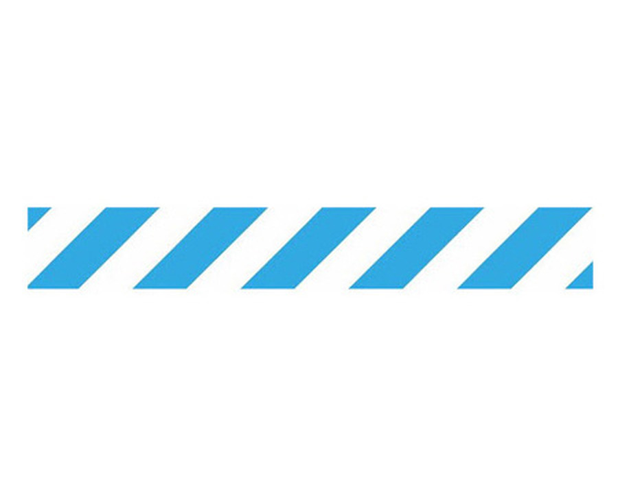Djois Markierungsband "Diskretionsabstand" blau/weiß 90 mm x 1 m