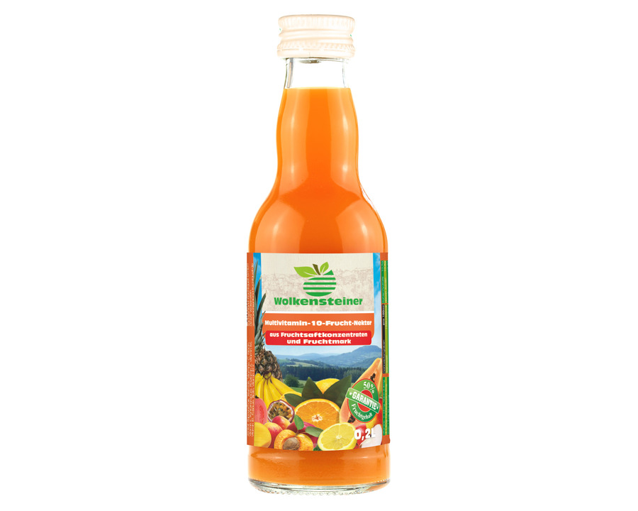 Wolkensteiner Multivitaminsaft 100% 0,2 Liter 12St.