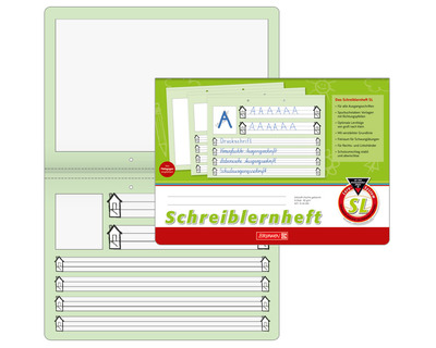 Brunnen Schreiblernheft A4 liniert (Lineatur SL) 80g/m² 16Bl.