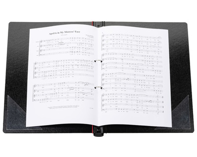 Falken Chormappe A4 "Gloria" schwarz