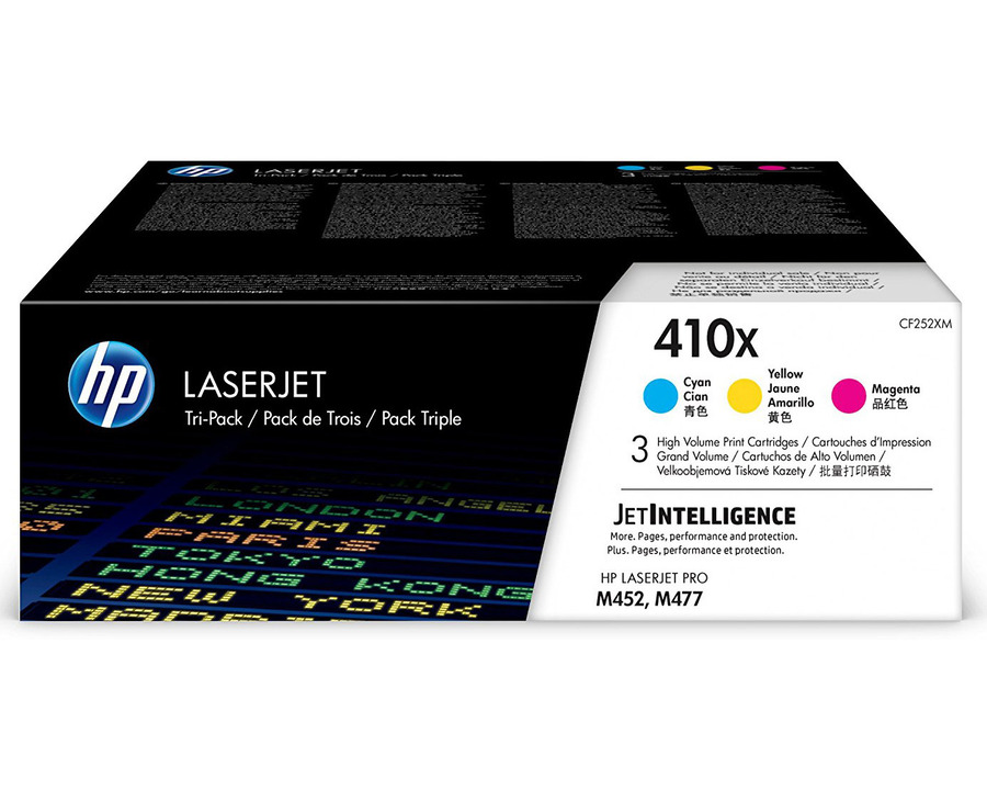HP Toner 410X, Multipack CMY 3St.