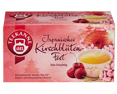 Teekanne Tee "Ländertee" Japanisches Kirschblüten-Fest 20St.