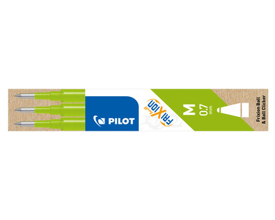 Pilot Tintenroller-Mine "FriXion Ball M" hellgrün 0,4 mm 3St.