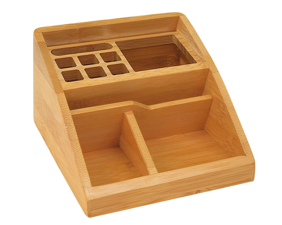 Wedo Schreibtisch-Organizer "Bambus" braun