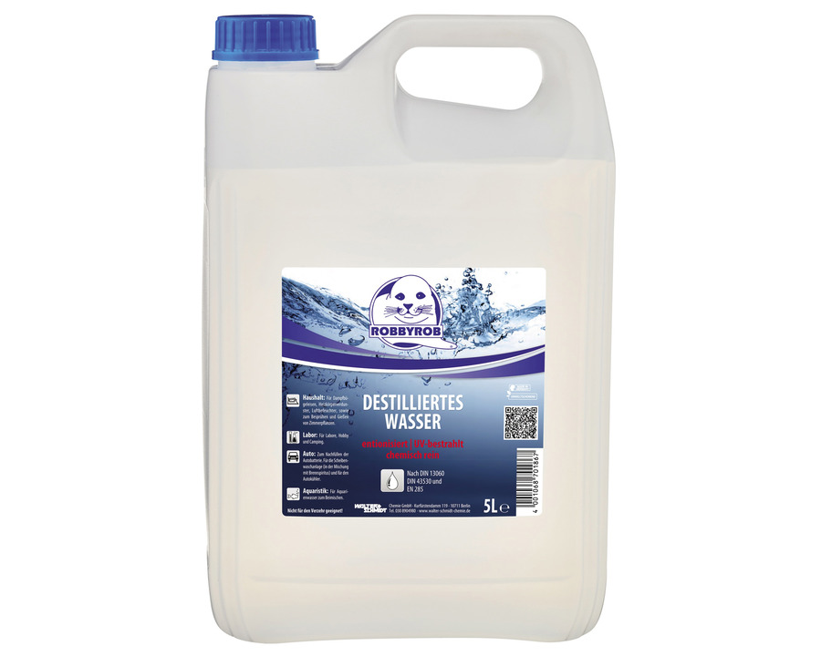 Robbyrob Destilliertes Wasser 5 Liter