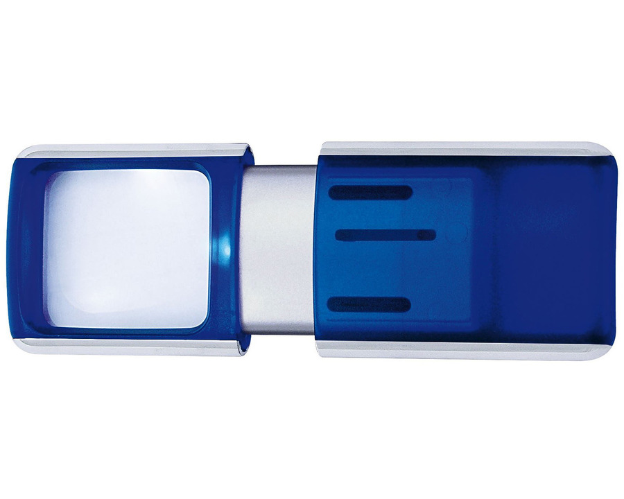 Wedo Lupe, mit Beleuchtung blau