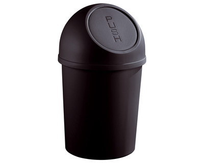 Helit Abfalleimer "The Flip" schwarz 13 Liter