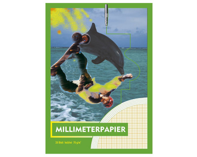 Millimeterblock A4 70g/m² 20Bl.