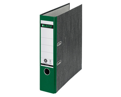Leitz Ordner Wolkenmarmor A4 grün 80 mm