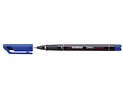 Stabilo Folienschreiber "OHPen" permanent blau 0,4 mm (S)