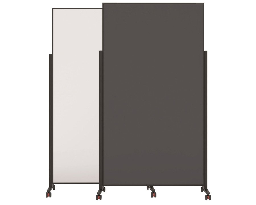 Magnetoplan Multifunktionstafel "VarioPin" grau 100 x 180 cm