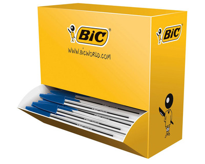 Bic Kugelschreiber "Cristal Medium" blau 0,4 mm 100St.