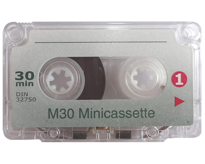WMC Diktierkassette Mini 2 x 15 Minuten