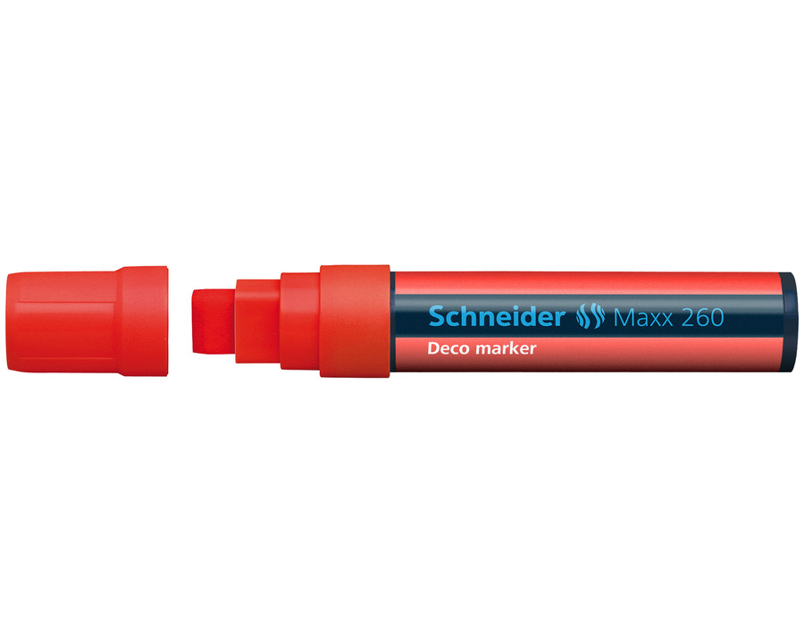 Schneider Kreidemarker "Maxx 260" rot 2-15 mm Keilspitze