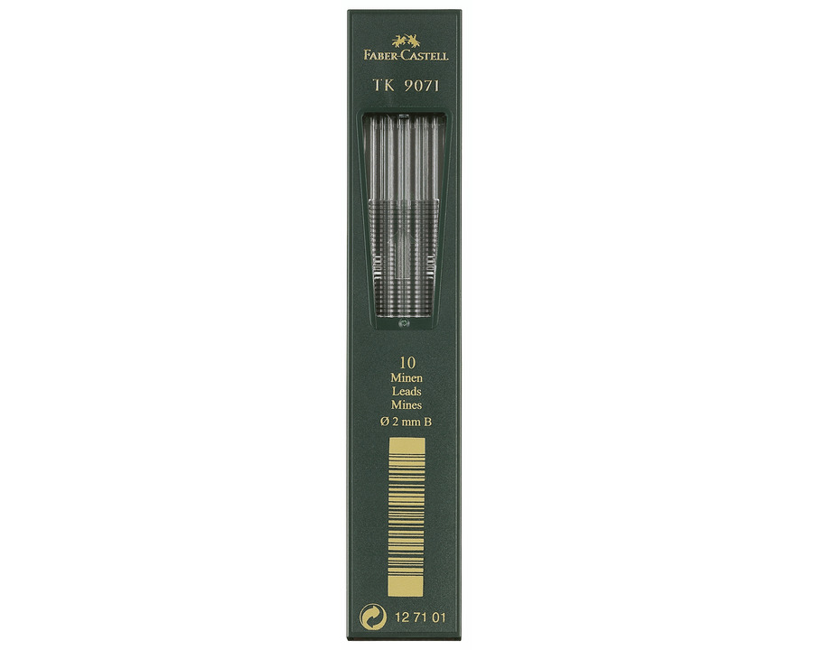 Faber-Castell Fallbleistift-Minen "TK 9071" 2,0 mm B 10St.