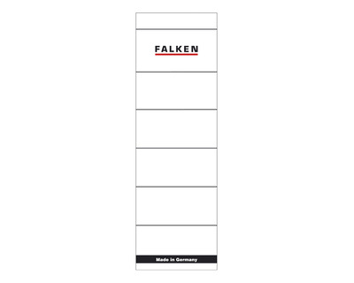 Falken Ordner-Rückenschilder weiß 60 x 190 mm 10Et.