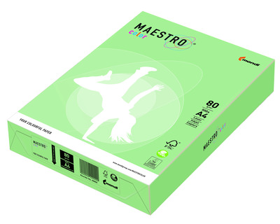 Maestro Kopierpapier A4 "Maestro color" mittelgrün 80g/m² 500Bl.