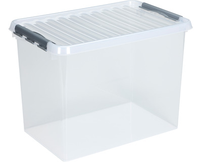 Sunware Aufbewahrungsbox "the q-line" 62 Liter transparent 40 x 60 x 34 cm