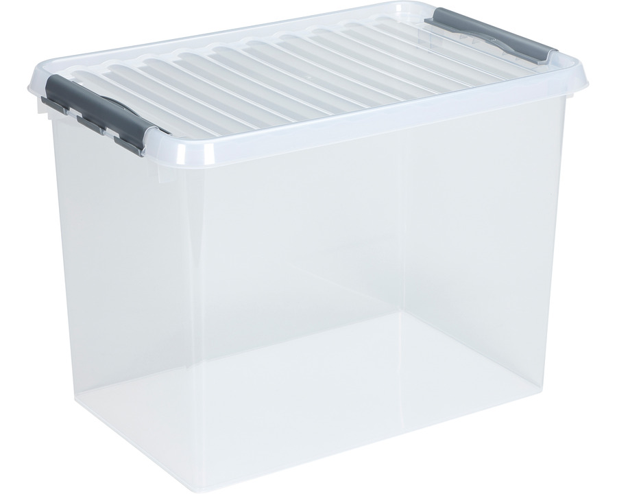 Sunware Aufbewahrungsbox "the q-line" 62 Liter transparent 40 x 60 x 34 cm