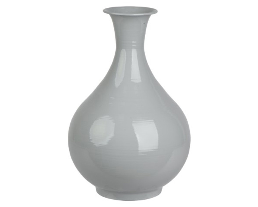 Decoris Vase grau 23 x 35 cm