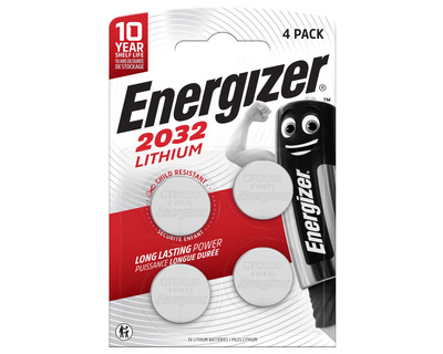 Energizer Knopfzelle Lithium CR2032 3 V 235 mAh 4St.