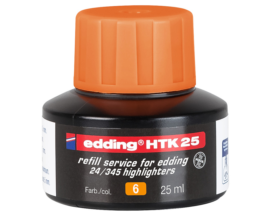 Edding Nachfülltinte "HTK 25" orange 25ml