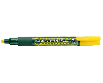 Pentel Kreidemarker "PenTools Wet Erase" gelb 0,6 - 4 mm Keilspitze