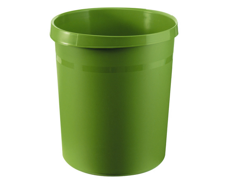 Han Papierkorb "Grip" grün 18 Liter