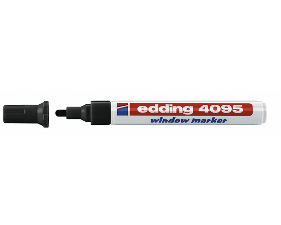 Edding Kreidemarker 4095 schwarz 2-3 mm Rundspitze