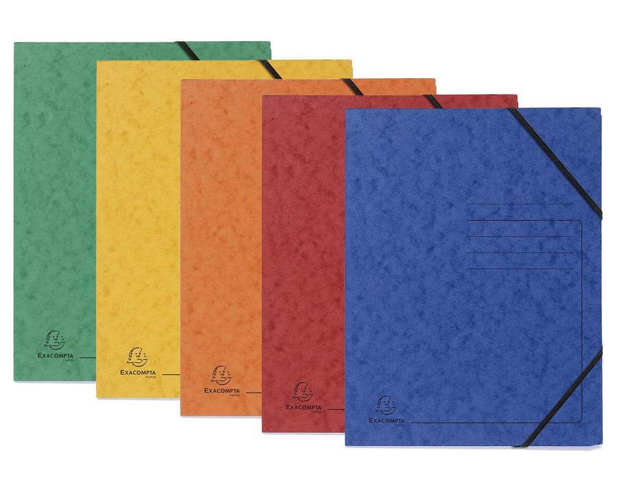 Exacompta Eckspanner A4 "Colorspan" sortiert 5St.