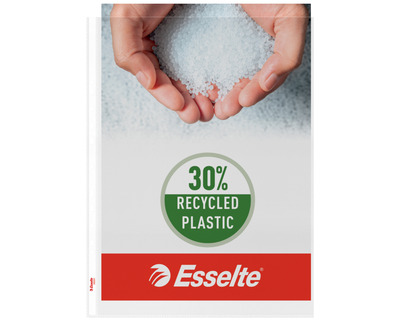 Esselte Prospekthüllen A3 "Premium" transparent genarbt, 90 my
