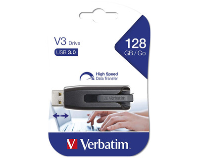 Verbatim USB-Stick 3.0 "Stor´n´Go V3" schwarz 128GB