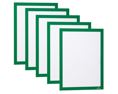 Durable Inforahmen A4 "Duraframe" grün selbstklebend 10St.