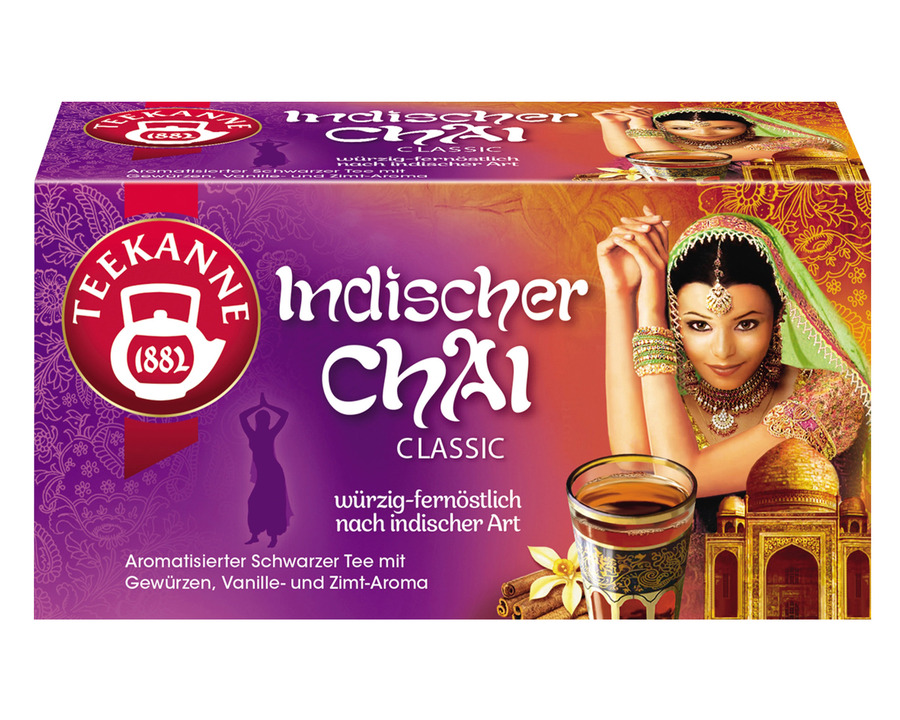 Teekanne Tee "Ländertee" Indischer Chai Classic 20St.