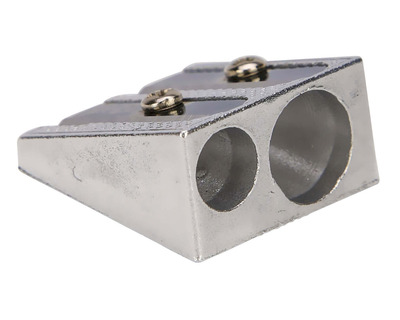 Officepoint Spitzer Metall silber doppelt