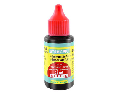 Stanger Stempelfarbe ohne Öl  rot 25ml