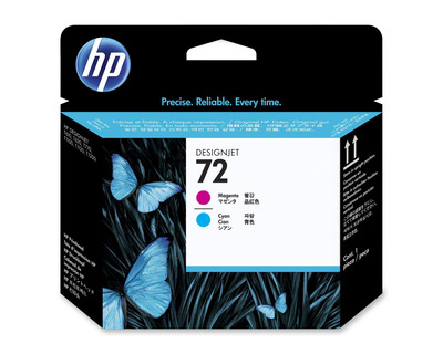 HP Druckkopf 72 cyan, magenta 130ml