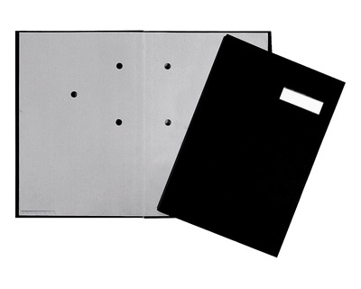 Pagna Unterschriftenmappe A4 schwarz 20 Fächer