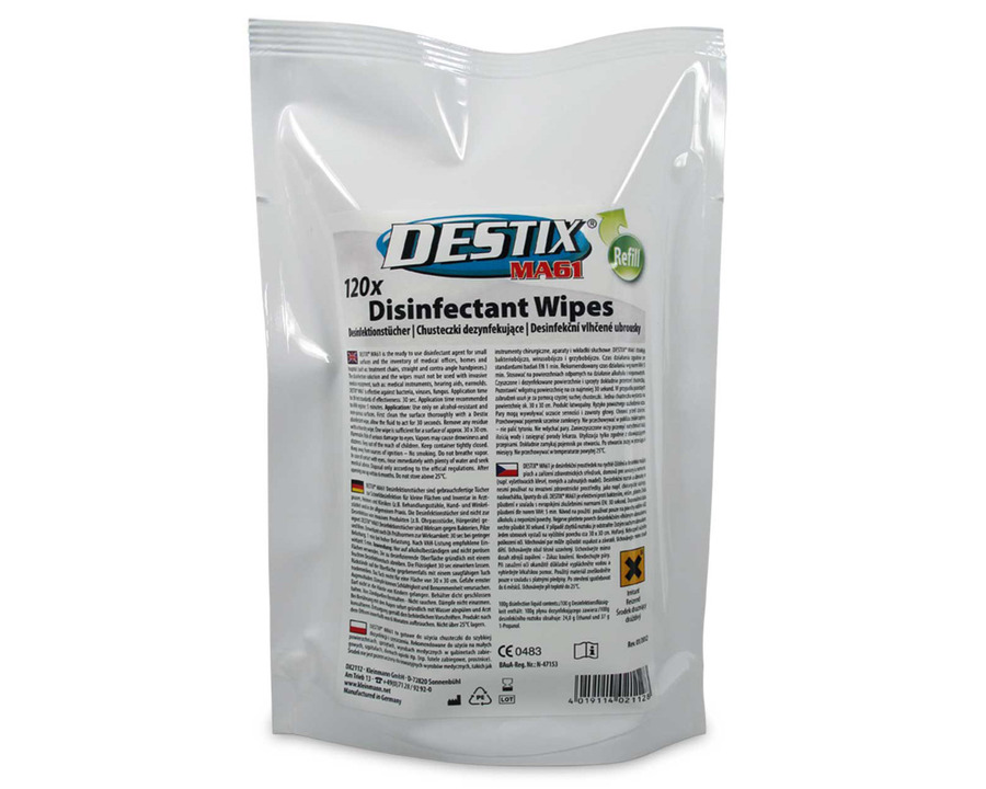Destix Desinfektionstücher "MA61", Nachfülpack für Oberflächen 120St.