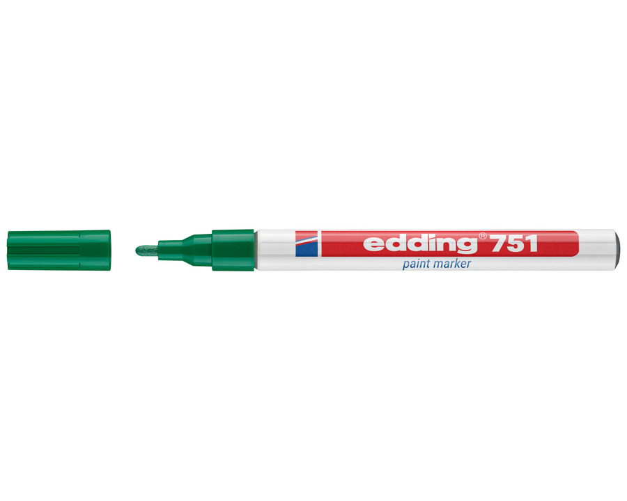 Edding Lackmarker 751 grün 1-2 mm Rundspitze