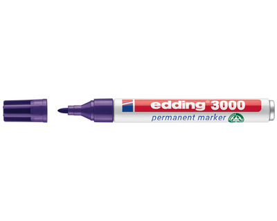 Edding Permanentmarker 3000 violett 1,5-3 mm Rundspitze