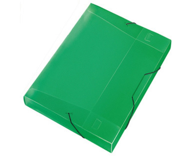 Veloflex Sammelbox A4 "Crystal" grün 30 mm