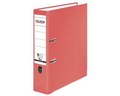 Falken Ordner A4 "Recycolor" rot 80 mm